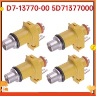Fuel Injector 6 Hole forYamaha WR125R 5D7-13770-00 / 5D71377000 Fuel Injector 60E137611000 4Pcs Moto