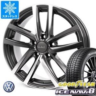 VW ポロ 6R系用 スタッドレス グッドイヤー アイスナビ8 195/50R16 84Q MAK ドレスデン