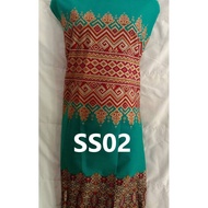 Kain Pasang Soft Cotton Printed Songket Lembut Quality Murah - 1.5 meter bidang 45