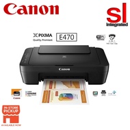 CANON PIXMA E470 INK EFFICIENT ALL-IN-ONE PRINTER -WIRELESS