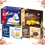 [Haitai] Ace Biscuit Sandwich Crackers Original Cheesecake Milk Cream Choco 204g 364g Korean Snack