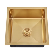 4545G 450MM KITCHEN SINK GOLD NANO SINGLE BOWL/ SINK DAPUR GOLD SINGLE