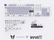 Anime Cartoon Sanrio Kuromi XDA Keycap Set 144 Keys MOA Profile PBT Thermosublimation MX Switch Mech