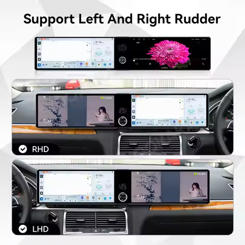 Qualcomm 13 Android Radio For Audi Q7 2010~2015 Dual Screen GPS Multimedia Navigation Car Stereo Rec