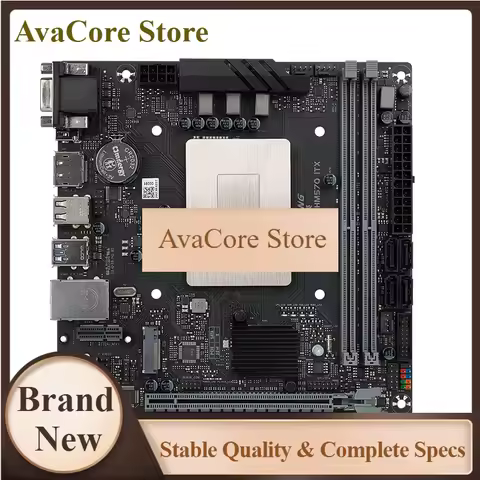 AvaCoreErying Mini Itx Gaming Pc Computer Motherboard Cpu Combo Kit Interposer Core I5 11500h 6c12t
