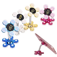 Octopus flower Holder 2 Sides chrome flexible vip flower Adhesive ring magic suction cup