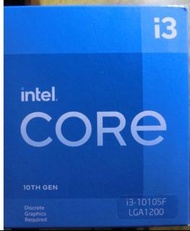 intel i3 10105f全新未拆