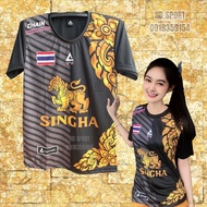 Round Neck  Jersey Chang Thailand Sports shirt, Thai pattern, Singha Short Sleeve baja jersey【READY 