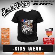 Jeep CJ7 cj6 children's T-shirt car T-shirt Offroad clothes 4x4 4WD Four wheel drive willys Cherokee