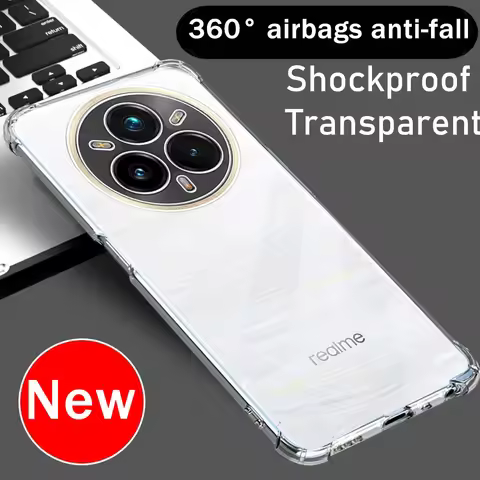 Soft TPU Transparent Clear Case For Realme 14 Pro+ Realme14 Pro Plus Realme14Pro 14Pro ProPlus 5G Co