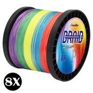 8X Strong 300M 500M 1000M 1500M 8 Strands Weaves PE Braided Fishing Line Multifilament 8 Braid Wire 