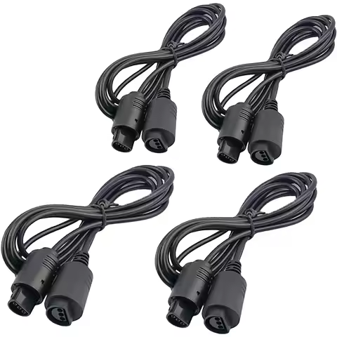 4 Pack 6Ft N64 Controller Extension Cable Cord for Nintendo 64 N64 Controller XY