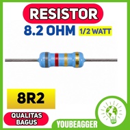 Resistor 8.2 Ohm 8R2 1/2W 5%