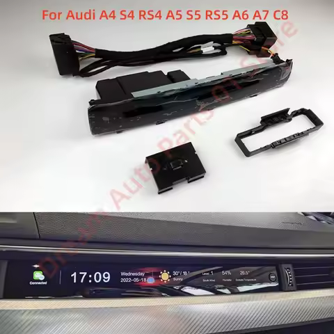 For Audi A4 S4 RS4 A5 S5 RS5 2016-2020 A6 A7 C8 Q7 Passenger LCD screen Dashboard Co-pilot LCD Displ