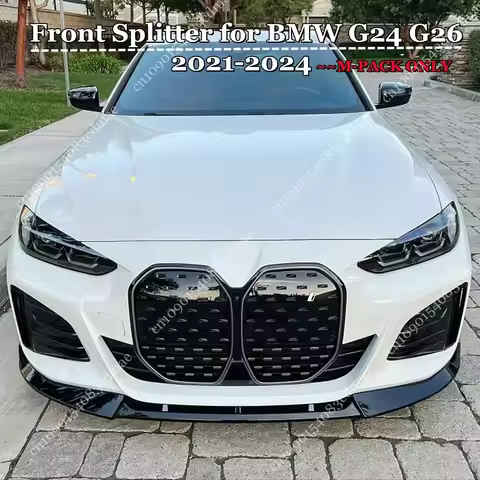Front Bumper Splitter Lip Spoiler Diffuser for Bmw G26 i4 G24 420i 430i M440i Gran Coupe M Sport 202