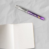 PLATINUM 白金牌 Preppy 和 近代蒔繪 0.3mm鋼筆 茄子牛皮筆記本