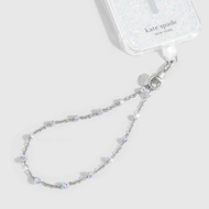 KATE SPADE NEW YORK PHONE CHARM WRISTLET สายคล้องมือ - DAZZLE SILVER