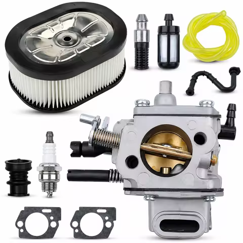 Carburetor w/Air Fuel Filter Spark Plug Kit Gaskets for Stihl MS660 MS650 MS640 066 064 065 Chainsaw