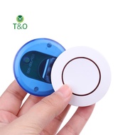 T&O 6V 433Mhz Wireless Remote Control 1 Button Round Remote Control Feel Free To Paste EV1527 Chip L