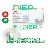 3M Transpore Surgical Tapes 1527-2-0, -1, -2, -3 - Genuine 3M transparent medical tape (chest tape)