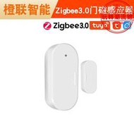 【】塗鴉智能zigbee3.0門窗磁感應器聯動無線門磁door sensor