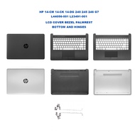 HP 14-CM 14-CK 14-DG 240 245 246 G7 L44056-001 L23491-001 LCD COVER BEZEL PALMREST BOTTOM AND HINGES