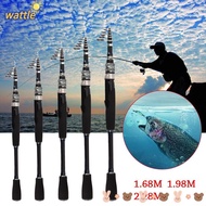 WATTLE Telescopic Fishing Rod Mini Travel Adjustable Carp Feeder