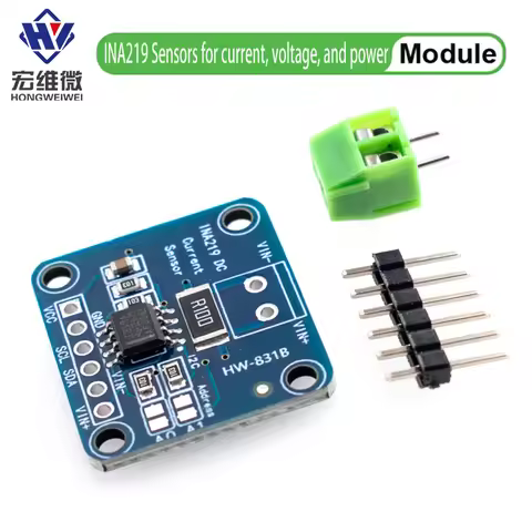 INA219 Bi-directional DC Current Power Supply Sensor Breakout Module DIY 3V-5V IIC I2C Power Monitor
