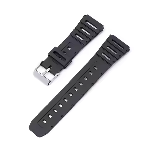 Watch band for Casio straps CA-53W CA-61W FT-100W W-520U W-720G tpu soft watchband 20mm Wristband Be