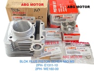BLOK SEHER MIO M3 SOUL GT 125 KOMPLIT PLUS SEHER RING PEN PISTON ASLI ORIGINAL
