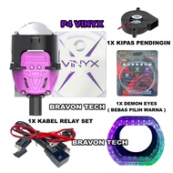 Complete Package Biled Vinyx P4 2.5 inch 65 Watt 2.5 Inch Purple LENS BILED VINYX