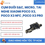 Charging tail assembly, microphone, headphones for Xiaomi Poco X3, Poco X3 NFC,Poco X3 Pro