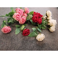 Rose 9 head/ Rose 9 kuntum