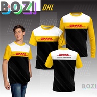 DHL Express DHL Short Sleeve long sleeved T-Shirt for Delivery Workers Breathable Moisture Wicking D