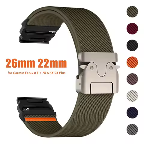 22mm 26mm Quickfit Nylon Strap For Garmin Descent Mk3i 51mm Mk2 Bracelet Garmin Enduro 2 MARQ/Epix G