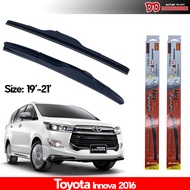 ที่ปัดน้ำฝน ใบปัดน้ำฝน ซิลิโคน ตรงรุ่น Toyota Innova ปี 2015-2020 ไซส์ 21-19 ยี่ห้อ Diamond กล่องแดง