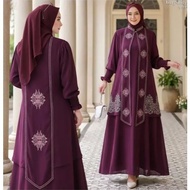 SHANAZ DRESS UC - MODERN MUSLIM PARTY GAMIS CERUTY BABYDOLL - FA43
