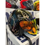 SHOEI HELMET JSTREAM AMO HITAM PREMIUM