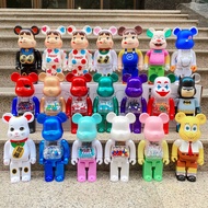 Bearbrick 400% Qianqiu violent bear Lucky Cat building block bear decoration tide play hand-made model gift