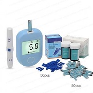 （VH0974）血糖機測試儀套裝（包含50採血紙/50採血針頭） 專業快速大屏血糖測試機 妊娠糖尿病