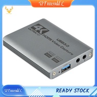 [UTnus9ddL] For Game Camcorder 4K Video Card USB to HDTV Video Grabber Recorder