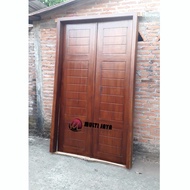 Pintu Kayu Jati Pintu Rumah Kupu Tarung Kusen Kayu Jati Pintu Utama