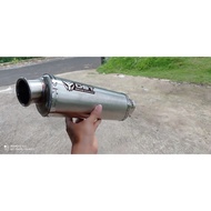 Original DST racing trioval long Exhaust full inlet 50mm silincer only universal racing Exhaust