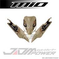 Mio Old Sporty Smile Jdm Transparent striping sticker