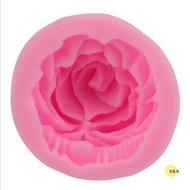 H&X 3D Flower Rose shape Silicone Fondant Soap Cake Mold Cupcake Baking Tool
