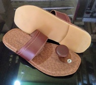 SANDAL JAMUR PRIA KULIT ASLI Sandal pria klasik kulit asli Pakai kulit dan outsole karet mentah pent