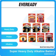 EVEREADY Super Heavy Duty Alkaline Battery Black Gold Red R6 R03 6F22 D 9V AA AAA 1.5V