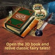 Fairy Tale 3D Popup Book Red Riding Hood Folding Storybook Toy 21315