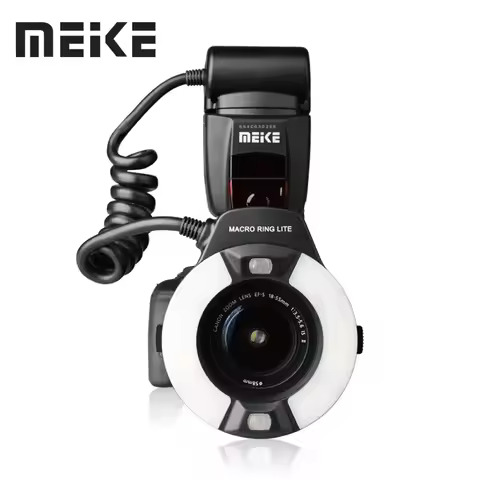 MEIKE MK-14EXT Ring Flash E-TTL Macro LED Ring Speedlite for Canon 550D/ 760D/ 750D/ 1100D for Nikon