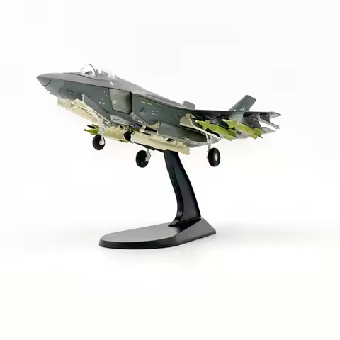 Diecast Metal Alloy 1/72 Scale Finnished Air Force F35 F35A F-35A F-35 Fighter Aircraft Airplane Pla